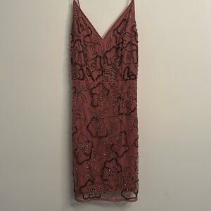 Altar’d State Rose Embroidered Mini Dress